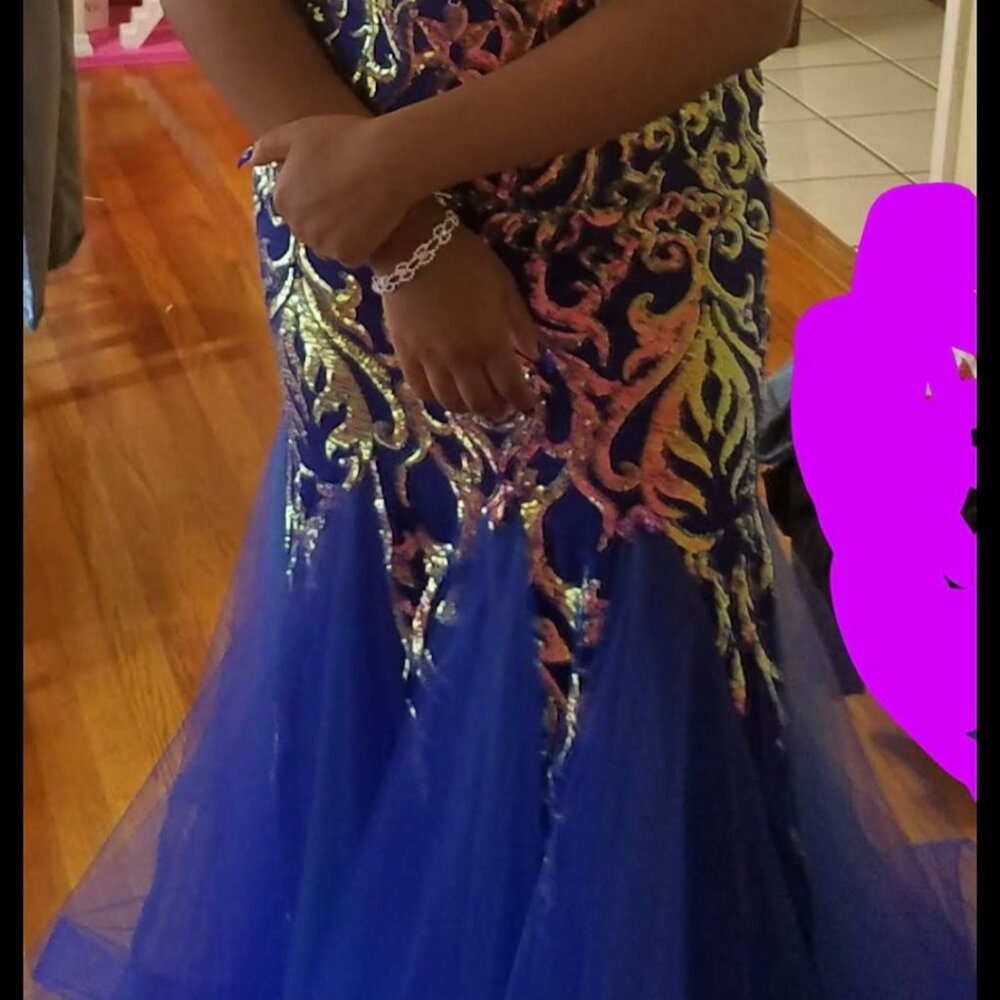 Irredescant Prom Dress